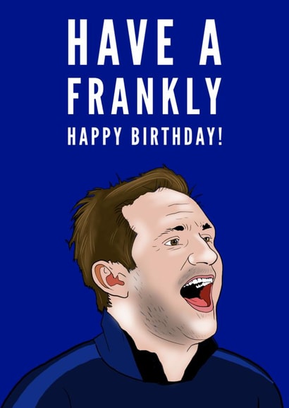 Frank Lampard Frank Birthday Card 18991 created by Elgo Designs