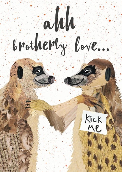 ah brotherly Birthday Card 19796 created by Flying Teaspoons