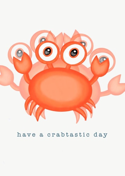 crabtastic fantastic Birthday Card 14767 created by Lilyflower Sketch 