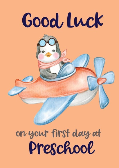goodluck first day Good Luck Card 11323 created by Family Designs