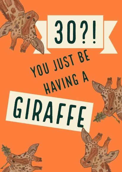 30 30th Birthday Card 44243 created by Paw Prints