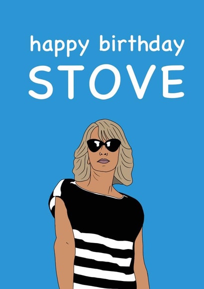 bridesmaids stove Birthday Card 19995 created by Emily Render