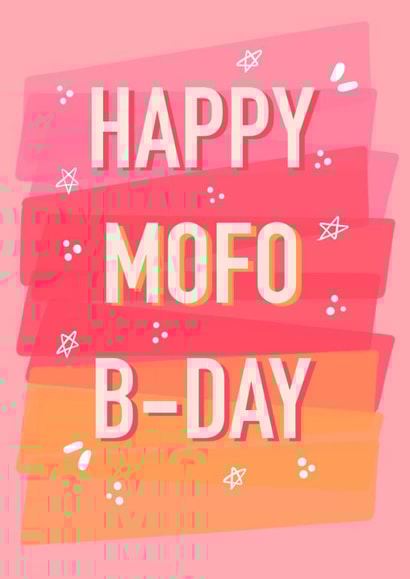 mofo bday Birthday Card 16887 created by Rude Mama