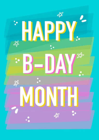 bday month Birthday Card 16888 created by Rude Mama