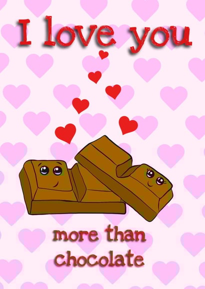 Cute card to show your significant other how much they mean to you created by Cutie McHootie 