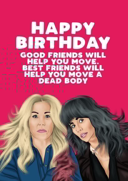 Dead to me jen Birthday Card 8231 created by Filthy Sentiments