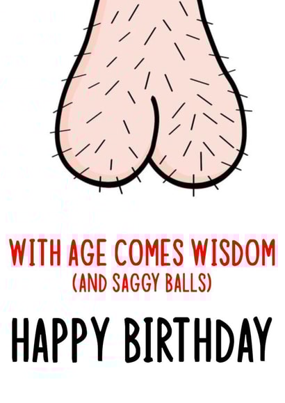 old saggy Birthday Card 20016 created by MasonsCreations