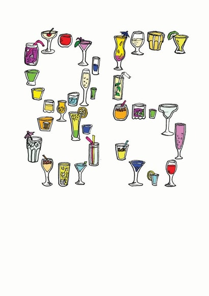 85 85th Birthday Card 7124 created by A Ray of Sunshine Cards