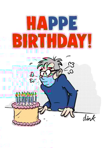 ppe candles Birthday Card 22542 created by Chris Williams