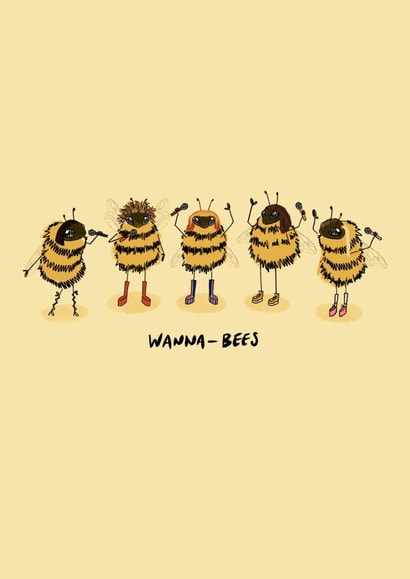 Spice girls bee Just because Card 18041 created by Ellie Ward
