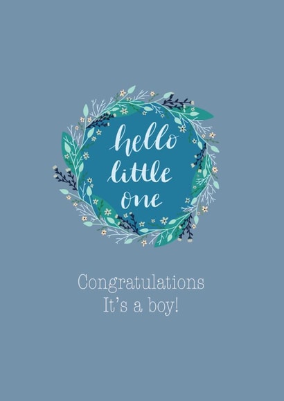 hello adult New Baby Card 13377 created by Beth Williams