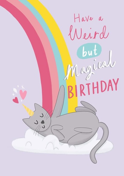 weird magical Birthday Card 9978 created by Chloe Fae Designs