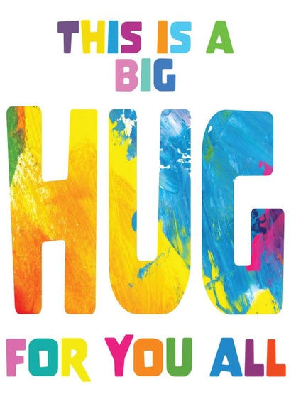 hug all Thinking of you Card 15636 created by size3art