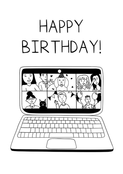 zoom lockdown Card 44838 created by rubytinted