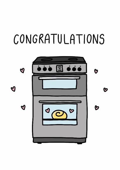 bun oven Pregnancy Card 15660 created by Hannah Can't Draw