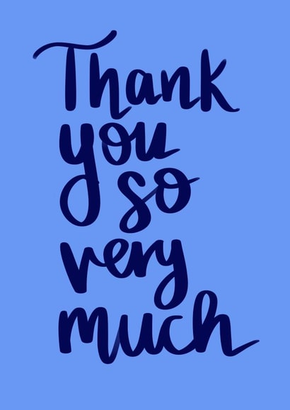 adult so Thank You Card 6990 created by The Happy Little Print Shop