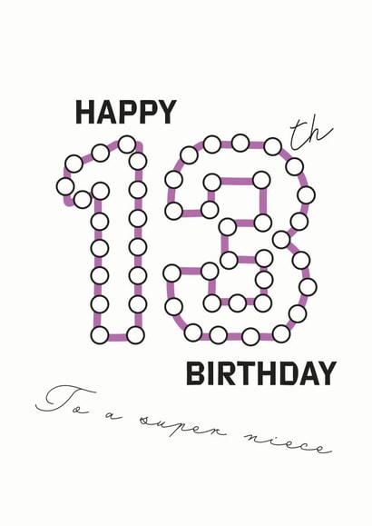 Happy Birthday Happy 13th Card 39272 created by Emma Keight