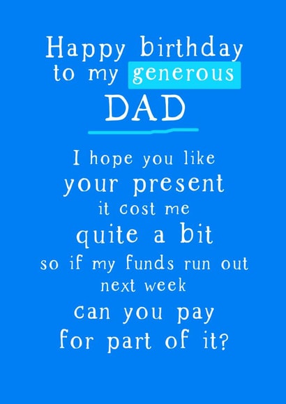 dad birthday Card 42636 created by Jenny Bowman
