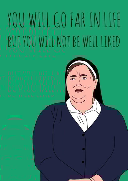 Derry Girls Sister Michael Congratulations Card 19678 created by The Chipper Whippet