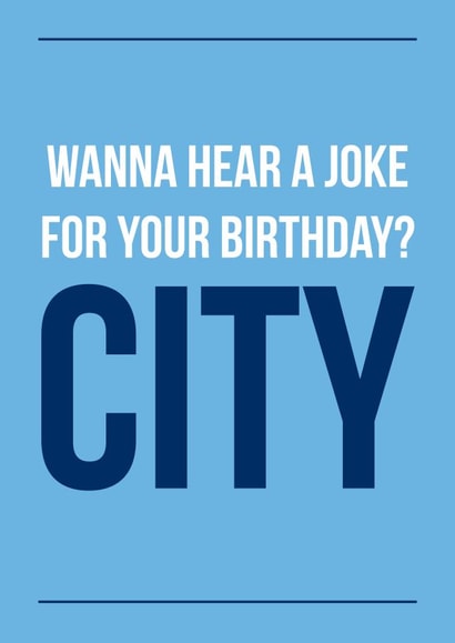 man city city Birthday Card 11699 created by Rishi
