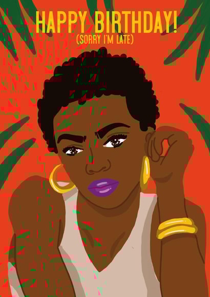 belated sorry Birthday Card 19918 created by Kazvare Made It