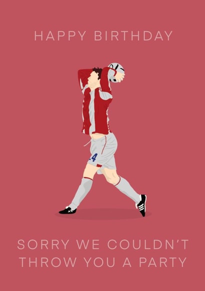 throw ball Birthday Card 44903 created by Topher Knowles Illustration