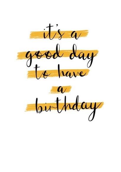 birthday yellow Card 35514 created by Abigail Scarfe