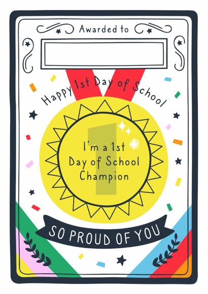 1st day first Good Luck Card 18997 created by Creative Joy