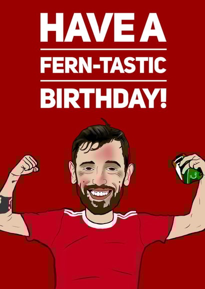 Bruno Fernandes Birthday Card created by Elgo Designs