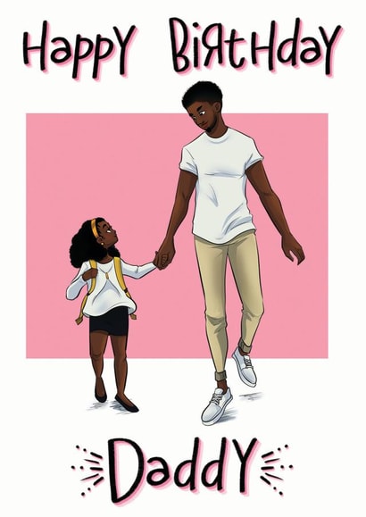 Daddy Dad Birthday Card 15709 created by InclusiviTwee