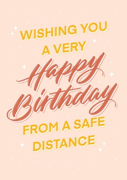 Quarantine Birthday Card created by Leah Chong - Leah Design