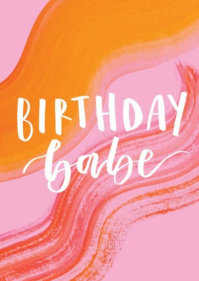 babe female Birthday Card 4468 created by Bee Davies