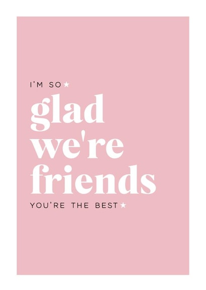 Friend best friend Love & Friendship Card 2860 created by Always Sparkle