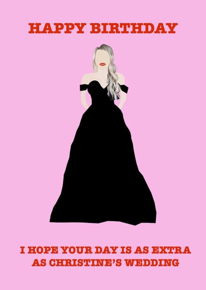 Selling Sunset Christine Birthday Card 20128 created by C+C Cards