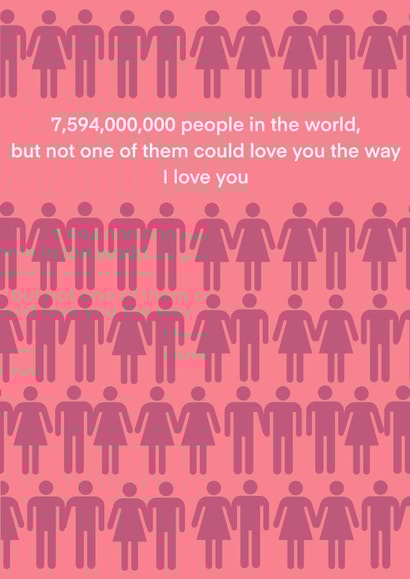 A card for Valentines Day, or any day to say I love you created by @katiehounsomeillustrator