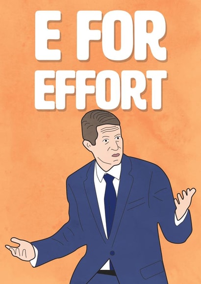 Gavin Williamson A level results Exams Card 18082 created by Orca 87