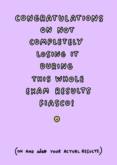 funny exam Exams Card 5321 created by Veronica Dearly