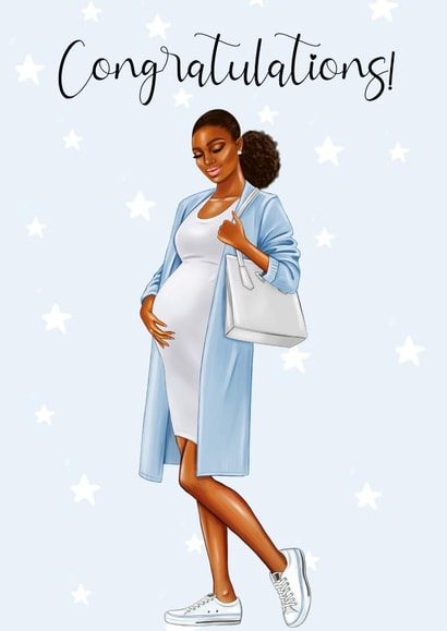 congratulations mum to be Pregnancy Card 19953 created by IBERE APPAREL