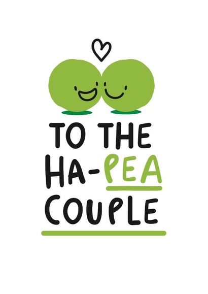 Ha-pea couple getting married/engaged created by Conor Rawson