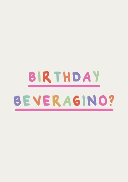 beveragino gavin and stacey Birthday Card 7398 created by Rumble Cards