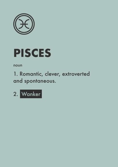 pisces horoscope Card 11711 created by Rishi