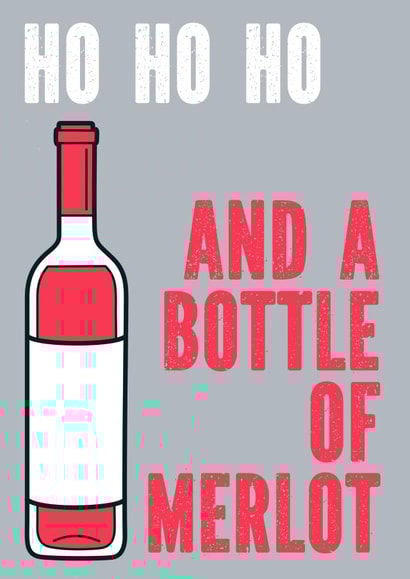 festive wine Christmas Card 18224 created by Prints With Personality