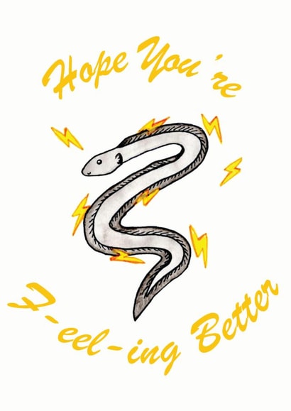 get well soon hope you're feeling better Card 43798 created by PunderWater Designs