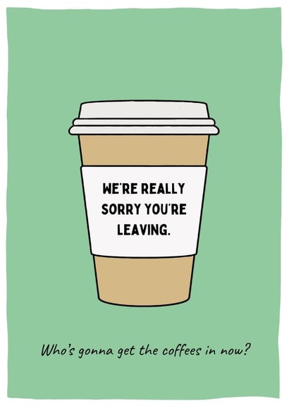 congratulations coffee Leaving Card 18373 created by Kim&Tonic