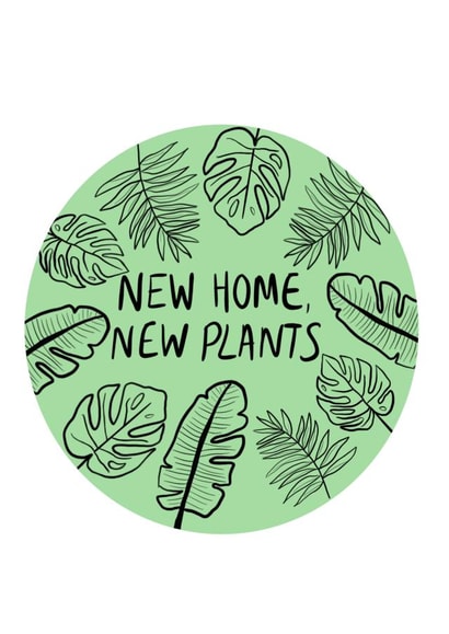 house plants New Home Card 14823 created by Maisie Maria