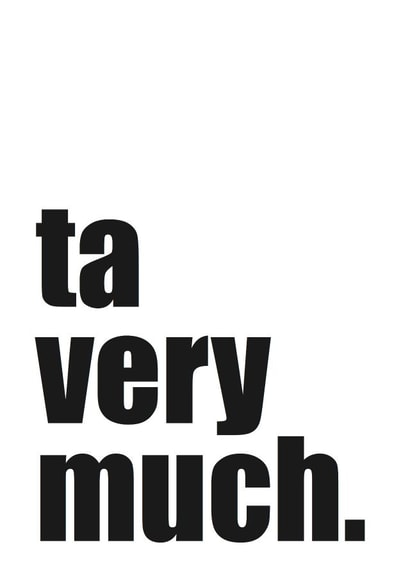 ta very Thank You Card 20228 created by The Little Jones