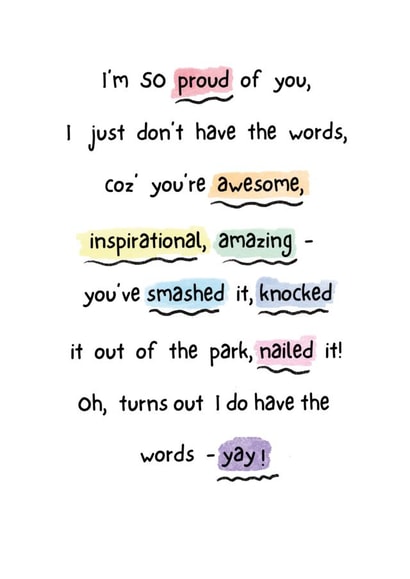 proud well done Congratulations Card 18374 created by Kim&Tonic