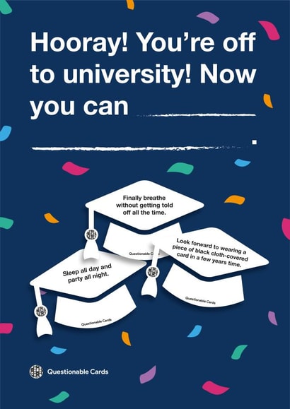 Female adult Good Luck Card 39126 created by Questionable Cards