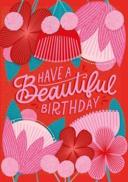adult beautiful Birthday Card 27130 created by Jenny Mecher