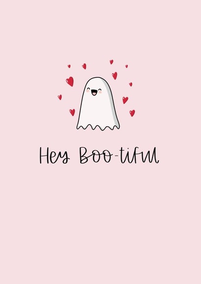 Boo-tiful ghost Anniversary Card 19733 created by Paper Jungle